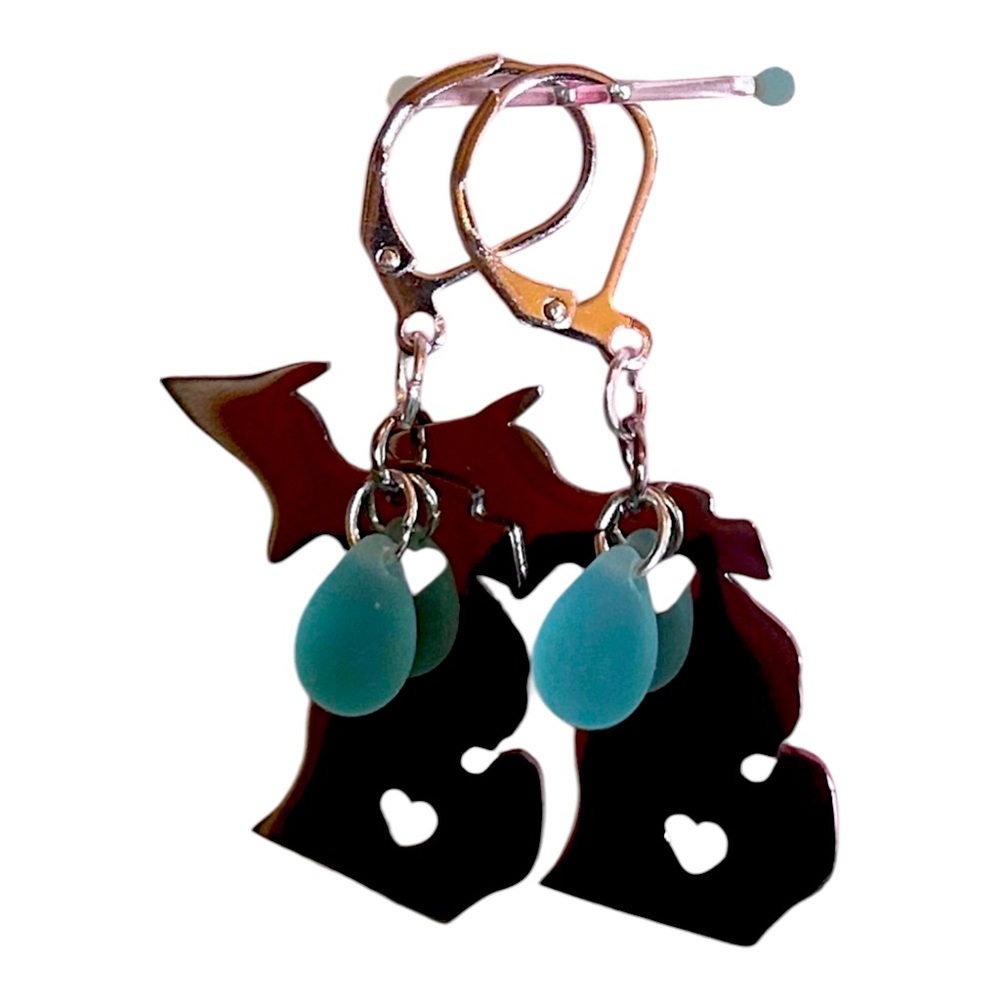 Michigan Earrings 2 PAIR!